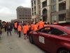 Miracle League Atheletes with pace car