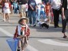 Winner of the butterfly parade costume contest.